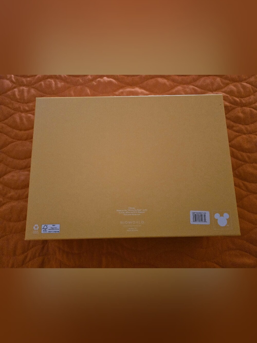 Disney Winnie the Pooh Brown Mini Backpack & Wallet Gift Set with Gold Accents - Picture 3 of 6